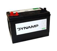 Dynamp Batterie de loisirs au plomb 12 V 6 cellules DM27H pour camping-car, caravane, bateau