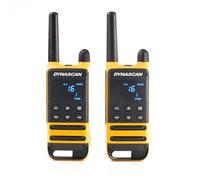 DYNASCAN Station radio PMR portable P19 446 MHz 0,5 W 16 canaux IP54 Lot de 2