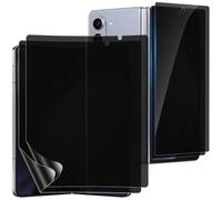 DYNASCO 2 SETS Protecteur D'écran Anti-Espion pour Samsung Galaxy Z Fold 5 7.6", Anti-Espion Film en TPU Interne + Protection d'écran Avant en Verre Trempé, Compatible avec D'empreintes, Anti-Rayures