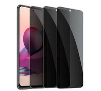 DYNASCO 3 Pièces Protecteur D'écran Anti-Espion pour Xiaomi Redmi 13C/POCO C65, Verre Trempé Protection Écran de Confidentialité pour Redmi 13C, Xiaomi POCO C65 - Non Compatible avec D'empreintes
