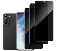 DYNASCO 3 Pièces Protection D'écran Anti-Espion pour Samsung Galaxy S21 FE 5G 6.4", Dureté 9H Verre Trempé Film Protection écran de Confidentialité - Anti-Rayures, Non Compatible avec D'empreintes