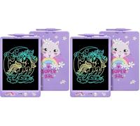 DYNASONIC (DYNA-PM Chat) Tablette d'écriture pour chat 10 pouces, Tablette de dessin LCD Tableau blanc magnétique Dinosaure Cadeau 2 3 3 4 5 6 7 8 ans (Lot de 2)