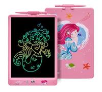 DYNASONIC (DYNA-PM Sirène) Tablette d'écriture enfants 10 pouces, LCD Tablette de dessin enfants tableau blanc magnétique dinosaure jouet cadeau 2 3 3 4 5 6 7 8 ans.