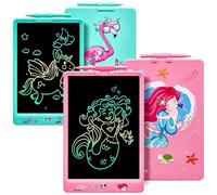 DYNASONIC Lot de 2 Ardoises Magiques Enfant 10 Pouces - Tablette Dessin Enfant LCD Réutilisable, Ardoise Éducative pour Enfants de 3-8 Ans