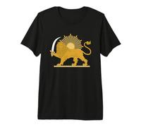 Dynastie Pahlavi « Lion et Soleil » Persan - Shir o Khorshid T-Shirt Haut de Gamme