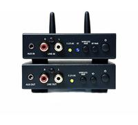 DYNASTY PROAUDIO Adaptateur audio sans fil WSA-5BT avec puce Qualcomm® aptX™ Bluetooth 5.3 sans perte, latence ultra faible, double bande 5,2/5,8 GHz, installation facile pour AVR/TV/PC avec système