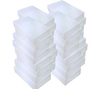 DynaSun 30x PP436 Boîte à Chaussure pour Bottes de Rangement Conteneur Organisateur Robuste Transparente Empilable et Pliable pour Hommes et Dames