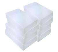 DynaSun 8X PP384 Boîte à Chaussure pour Bottes de Rangement Conteneur Organisateur Robuste Transparente Empilable et Pliable pour Hommes et Dames