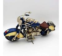 DynaSun Art Moto ancienne de collection, style rétro vintage, en métal, échelle 1:8, 27 cm