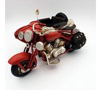 DynaSun Art Vintage Modèle de Moto en métal, Collection 1: 13 échelle 19 cm