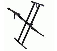 DynaSun MKX2 Support Stand Clavier Dual Tube forme-X pour Clavier Piano Synthétiseur Workstation