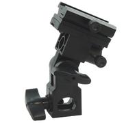 DynaSun SA35RA Support de Sabot Flash Rotule Orientable Professionnel pour Flash Cobra Trépied pour Studio Photo & Vidéo