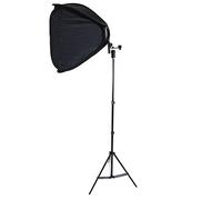 DynaSun SB1009+W803 Cube Boite de Lumière Diffuseur + Trépied Cube Boite de Lumière Diffuseur pour Studio Photo/Vidéo 50 x 50 cm