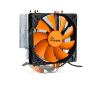 Dynatron Argus SU-260 Refroidisseur CPU 12cm, 600-1400 RPM, 59.47 m³/h, Socket Intel LGA 115x/1200 & AMD AM2/AM3/AM4, TDP 150W, Noir/Orange