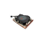 Dynatron J-5 Refroidisseur d'air CPU cuivre/noir - 80x80x13mm, 8cm, 2000-8600 tr/min, 5.59-56.25 CFM, 3.69-89.9 mmH2O, TDP 260W, Socket AM5