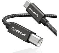 dynattenik TrackSync180 | Câble MIDI USB-C Vers B De 1,8m Pour La Mise À Jour De Câbles A-B, Claviers MIDI, Contrôleurs, Interfaces Audio | Compatible Avec PC, Mac, Linux, Chrome