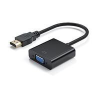 dynattenik Adaptateur HDMI vers VGA avec Audio - Connecte Une Source HDMI à Un Affichage VGA et à Un Appareil Audio