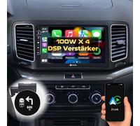 DYNAVIN Android Autoradio Compatible pour VW Sharan Seat Alhambra: 9 Pouces OEM Radio avec Wireless CarPlay et Android Auto | Head-up Display | Dab+ Radio: D9-DF56 Premium Flex