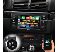 DYNAVIN Android Autoradio GPS pour BMW 3 Série E46: 7 Pouces OEM Radio avec Wireless CarPlay et Android Auto | Head-up Display | Dab+ Radio: D9-E46 Premium Flex