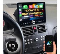 DYNAVIN Android Autoradio GPS pour Mercedes W204 2007-2011: 10,1 Pouces Radio avec Wireless CarPlay et Android Auto | Head-up Display | Dab+ Radio: D9-W204 Premium Flex