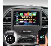 DYNAVIN Android Autoradio GPS pour Mercedes Sprinter Vito Viano Classe A: 9 Pouces OEM Radio avec Wireless CarPlay et Android Auto | Head-up Display | Dab+ Radio: D9-DF427 Premium Flex