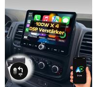DYNAVIN Android Autoradio GPS pour Renault Trafic Opel Vivaro Fiat Talento: 10,1 Pouces Radio avec Wireless CarPlay et Android Auto | Head-up Display | Dab+ Radio: D9-RNTRF Premium Flex
