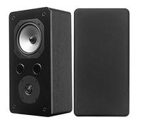 Dynavoice Challenger S-5 Noir - Paire d’Enceintes Bibliothèque/Murales HiFi 2 Voies avec Woofer 5,25″ et Tweeter Super Audio - 100 W Max - Système Passif.
