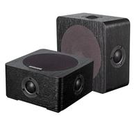 DYNAVOICE Magic Around-5 Noir - Paire d’Enceintes Surround Murales Home Cinema | Conception Quadripolaire 4 Tweeters + Woofer 5,25" | Enceintes Passives pour Systèmes 5.1 et 7.1
