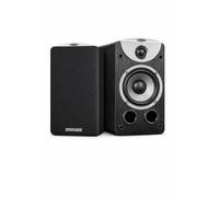 DYNAVOICE Magic S-4 - Enceintes Bibliothèque Passives (Amplificateur Requis), Double Bass Reflex Frontal, Noir