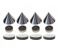 Dynavox 4 Découpleurs Hi-Fi finition chromé