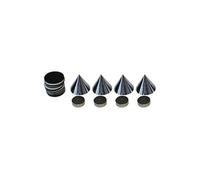 Dynavox Absorbeur Sub Watt pour haut-parleur Chromé Lot de 4 (Import Allemagne)