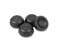 Dynavox Lot de 4 amortisseurs de Vibrations pour Enceintes et appareils, découplage des Vibrations à Basse fréquence, Noir