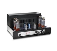 Dynavox Amplificateur à Tubes VR-70E II, Amplificateur stéréo à Tubes d'une sonorité remarquable, préampli intégré, Look rétro, Grille Amovible, Coloris Chrome