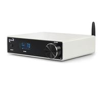 Dynavox Amplificateur HiFi DA-200 Compact Classe D stéréo avec BT 5.0, USB DAC, Optique et coaxial, Sortie Caisson de Basses, boîtier en Aluminium élégant, idéal pour l'audio PC et Le Streaming de