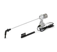 Dynavox Balai pour disques vinyles - Bras de Nettoyage en Aluminium avec tête de Brosse en Carbone réglable en Hauteur