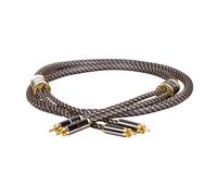 DYNAVOX Black Line Cinch Câble Stéréo 1 Mètre Highend Haut De Gamme