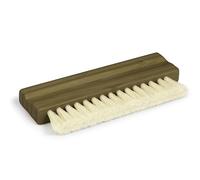 Dynavox Brosse de Nettoyage pour disques vinyles ZB110 avec Poils de chèvre pour Un Nettoyage en Douceur, Manche en Bambou Durable, Marron foncé