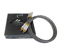 Dynavox Câble Stéréo Cinch Premium Haute Gamme Longueur 2x 0,6 M