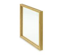 Dynavox CF-1 LP Cover Cadre Photo Amovible en Bambou pour disques vinyles, Cadre Mural avec système d'insertion, décoration pour Couverture d'album de 30,5 cm, Naturel
