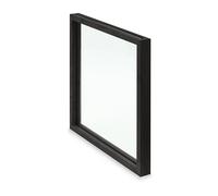 Dynavox CF-1 LP Cover Cadre Photo Amovible en Bambou pour disques vinyles, Cadre Mural avec système d'insertion, décoration pour Couverture d'album de 30,5 cm, Noir