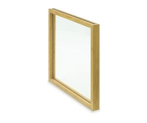 Dynavox CF-1 LP Cover Cadre Photo Amovible en Bambou pour disques vinyles, Cadre Mural avec système d'insertion, décoration pour Couverture d'album de 30,5 cm, Naturel