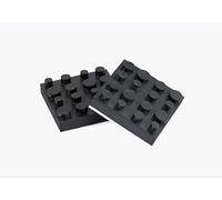 Dynavox Coussins antivibrations carrés 40 x 40 mm, Blister 4 pièces