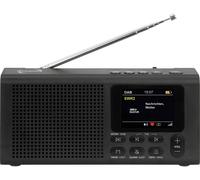 Radio Dab+ Dynavox DBT200, Radio FM Portable avec Fonctions réveil, BT-Streaming, écran TFT Couleur, Alimentation Via Piles, Prise Casque 3,5 mm, Coloris Noir