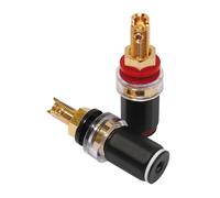 Dynavox Connecteur banane encastrable Pro en plastique - Noir