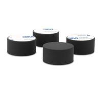 Dynavox EDZ-32 Lot de 4 amortisseurs universels en Silicone élastomère pour appareils HiFi, Haut-parleurs, amplificateurs, Caisson de Basses, serveurs, PC et Platine Disque, Pieds Anti-Vibrations