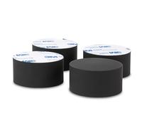 Dynavox EDZ-50 Lot de 4 amortisseurs universels en Silicone élastomère pour appareils HiFi, Haut-parleurs, amplificateurs, Caisson de Basses, serveurs, PC et Platine Disque, Pieds Anti-Vibrations