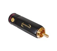 Dynavox High-End Cinch-Stecker-Set 2 X Rouge, Weiss-High-End-Stecker Brass