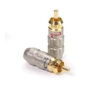 Dynavox Lot de 4 fiches RCA 2 x rouges et 2 x noires