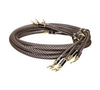 Dynavox Noir Line High End Câble 2 x 5 M Grande Qualité 1 Set