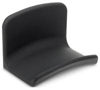 Dynavox Support pour Casque KH-300 - Support Mural pour Casque - Montage adhésif - Surface d'appui Douce en Silicone - Noir